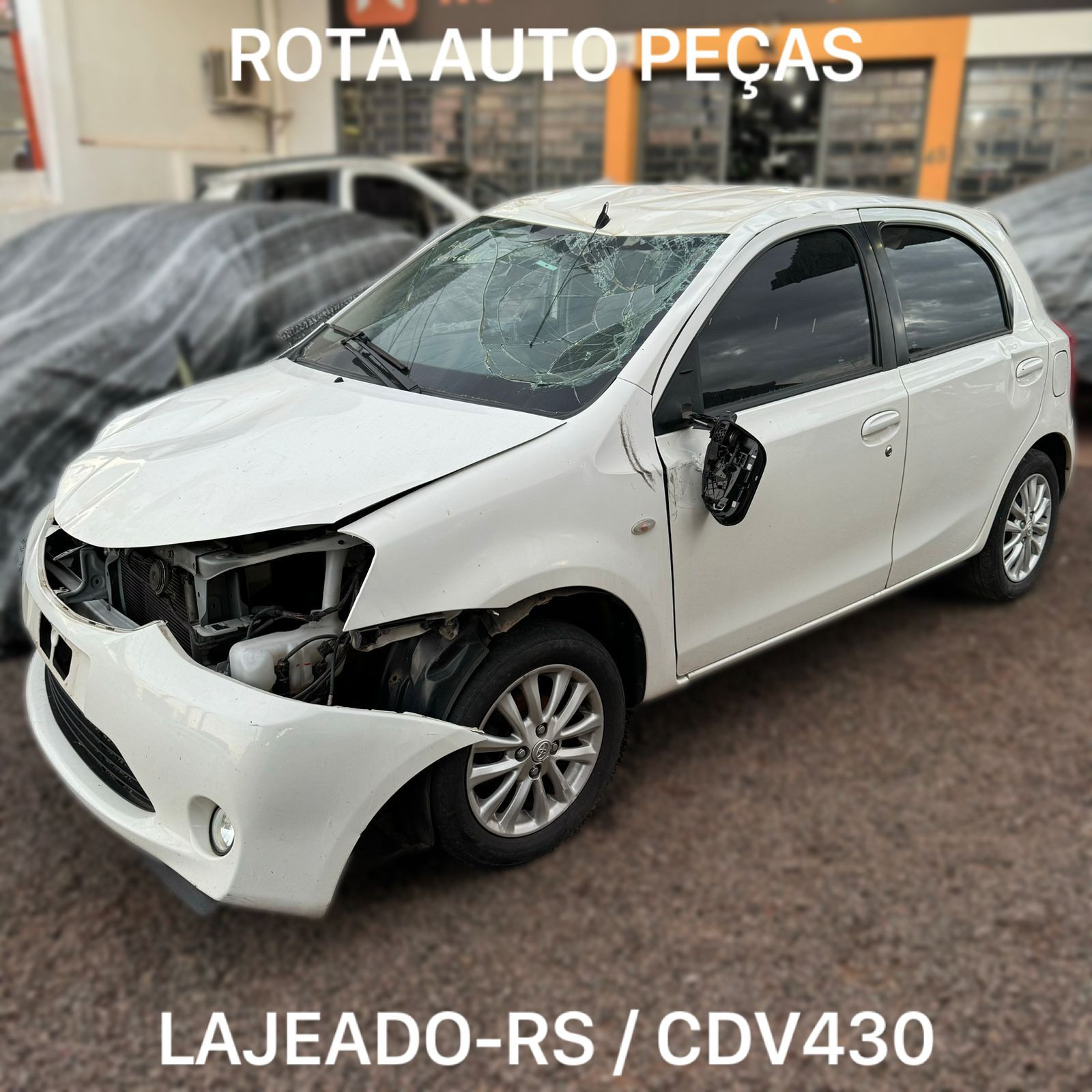 Sucata Toyota Etios Xls 2013 Retirada De Peças