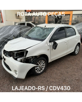Sucata Toyota Etios Xls 2013 Retirada De Peças